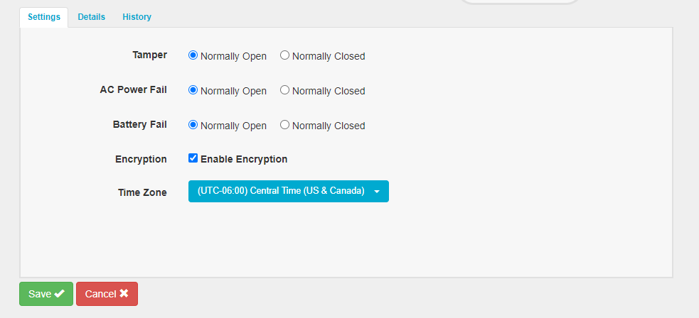 	Location: Name assigned to the hardware 	Hardware Type: Description of what type of hardware is in stalled 	Door Behavior: If displayed this will determine if the hardware readers are setup as ‘Card In/Free out’ or ‘Card In/Card Out’