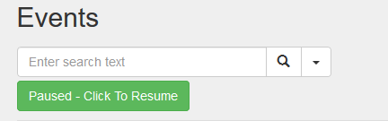 Events Page Search
