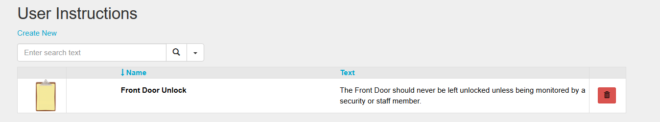 User instructions 1
