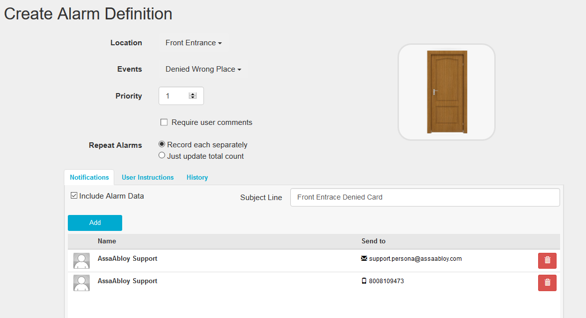 Alarm Defnitions 2