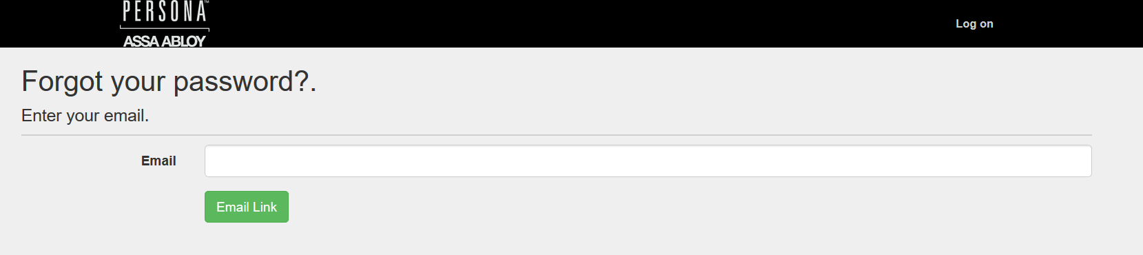 Forgot Your Password