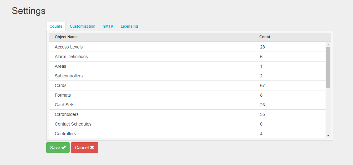 Settings 1